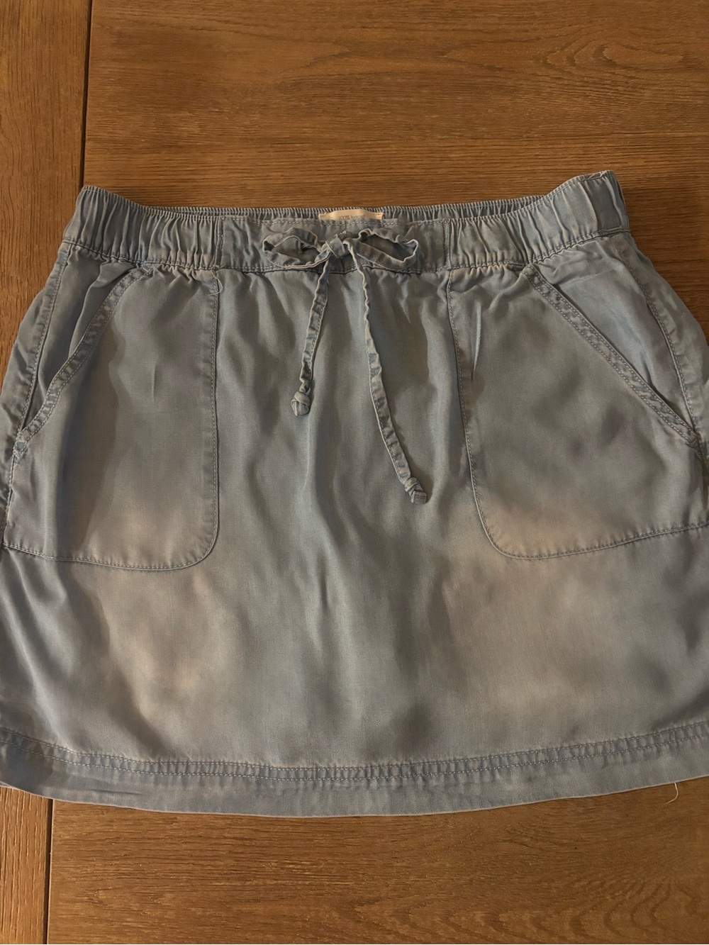 C&C California Light Blue Drawstring Skort